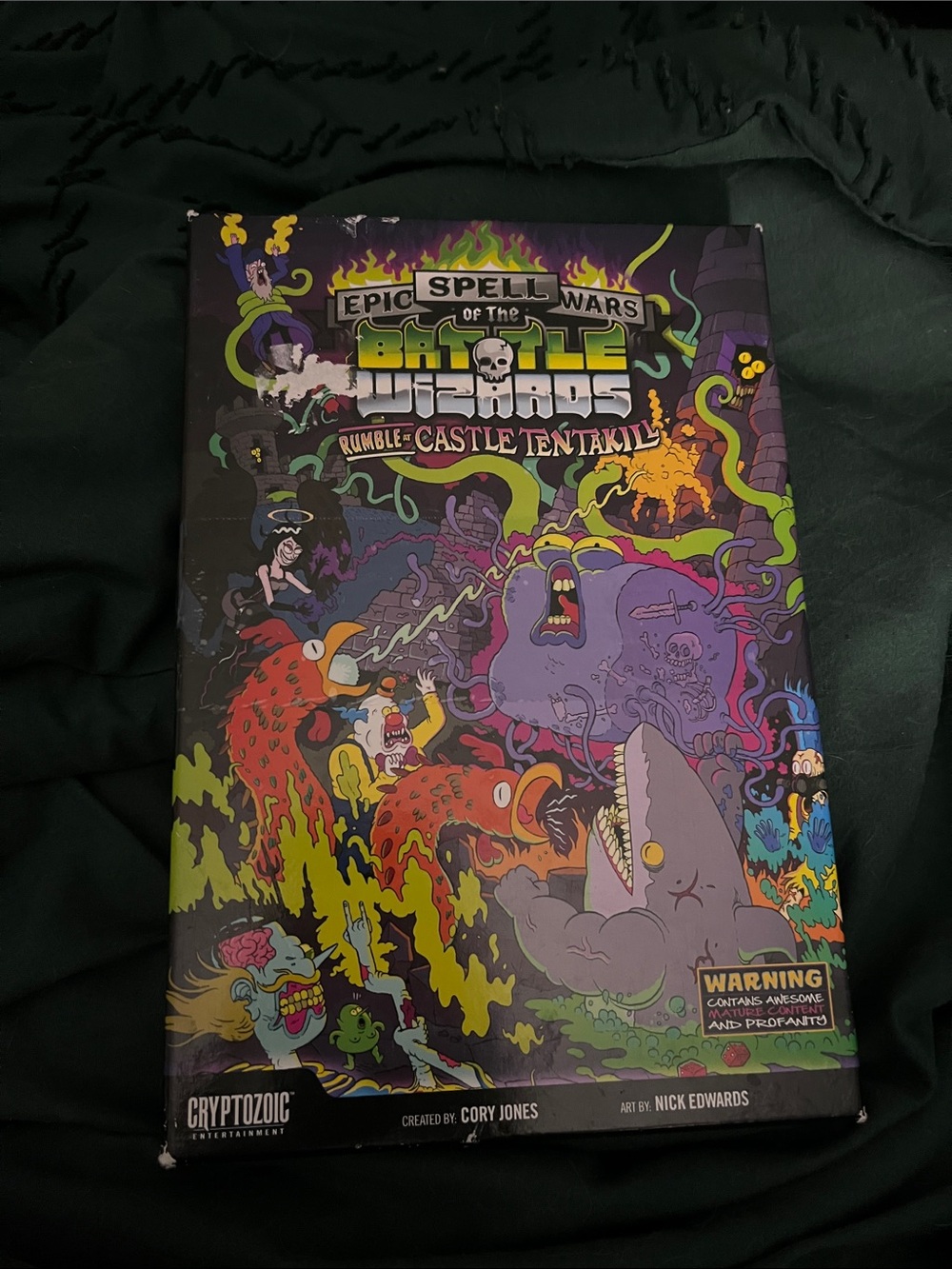 Epic Spell Wars of the Battle Wizards: Rumble at Castle Tentakill Board Game